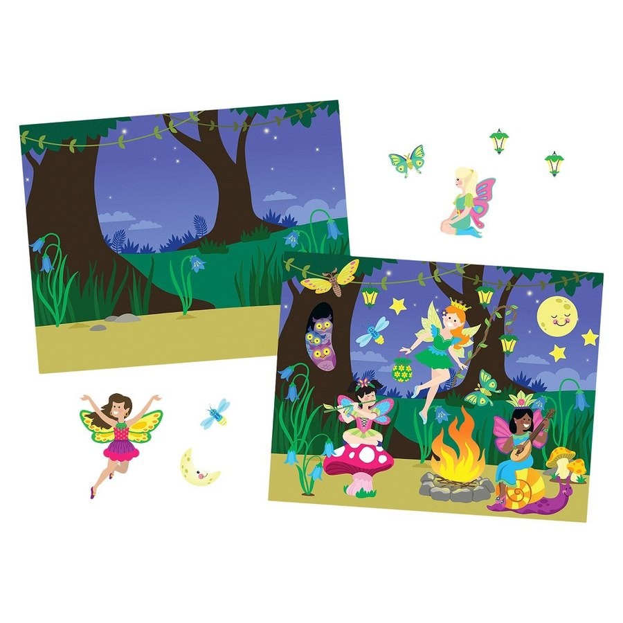 Best Melissa & Doug Reusable Sticker Pads Set: Fairies, Princess Castle, Play House, Dress-Up - 680+ Stickers