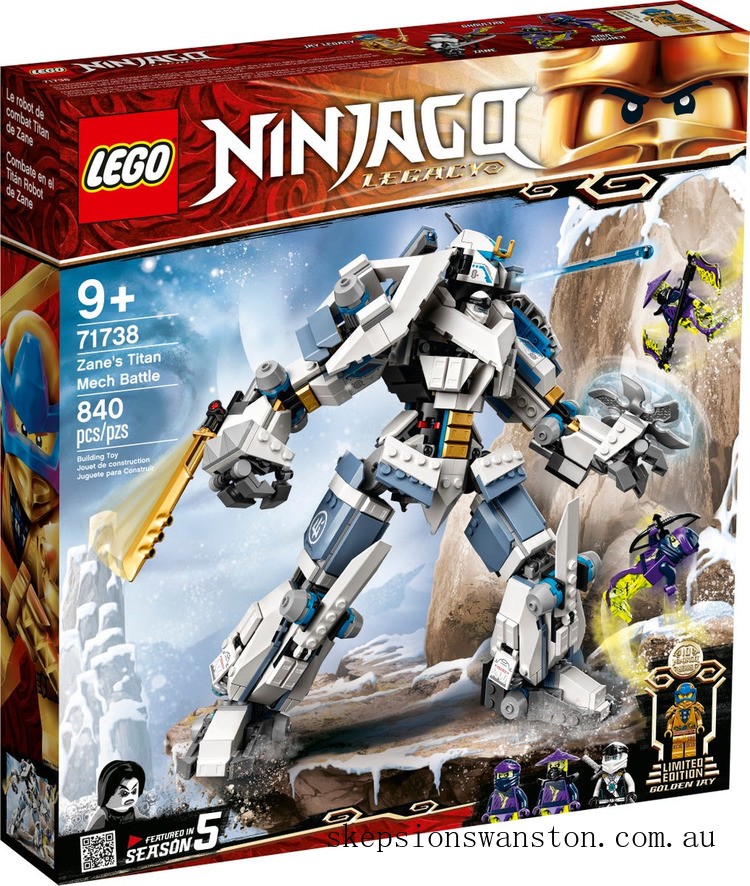 Genuine LEGO NINJAGO® Zane's Titan Mech Battle