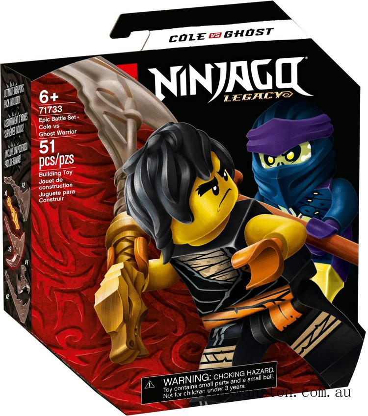 Outlet Sale LEGO NINJAGO® Epic Battle Set - Cole vs. Ghost Warrior