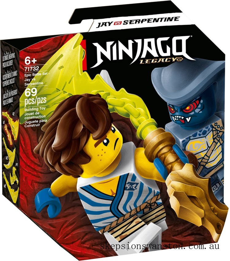 Genuine LEGO NINJAGO® Epic Battle Set - Jay vs. Serpentine