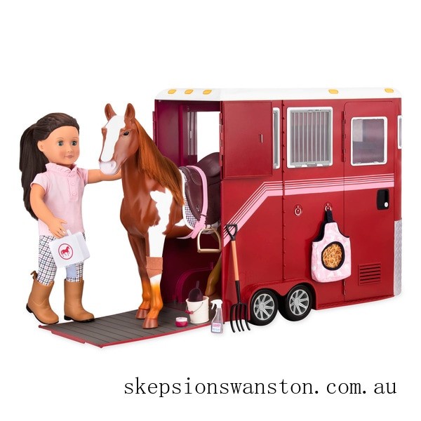 Special Sale Our Generation Mane Attraction Horse Trailer