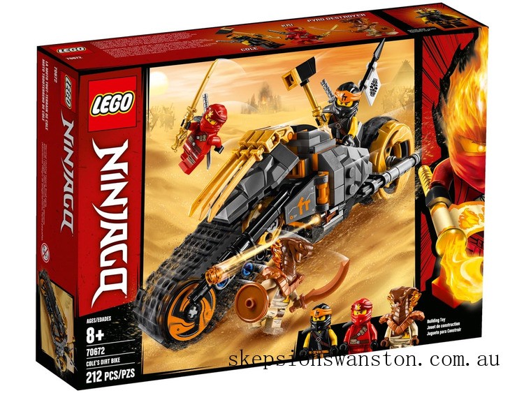 Discounted LEGO NINJAGO® Cole's Dirt Bike