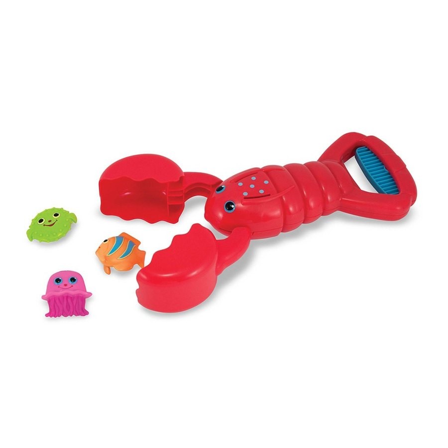 Limited Sale Melissa & Doug Sunny Patch Louie Lobster Claw Catcher - Grab-and-Squeeze Pool Toy