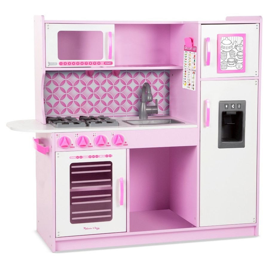Limited Sale Melissa & Doug Chef's Kitchen Pretend Play Set - Cupcake Pink/White