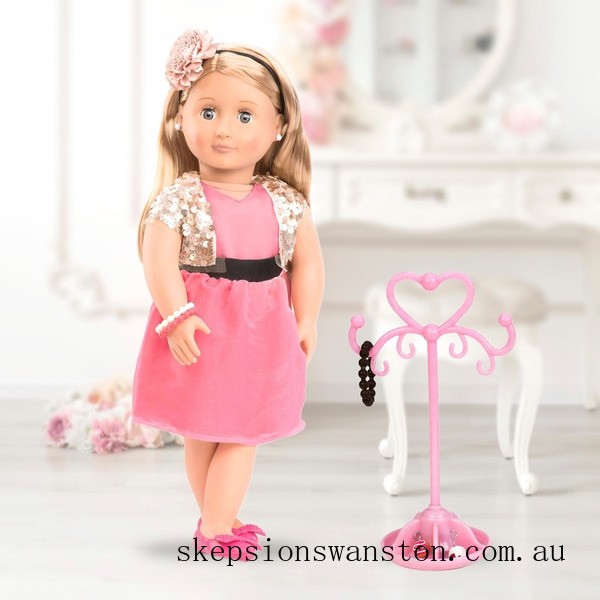 Genuine Our Generation Jewellery Doll Audra