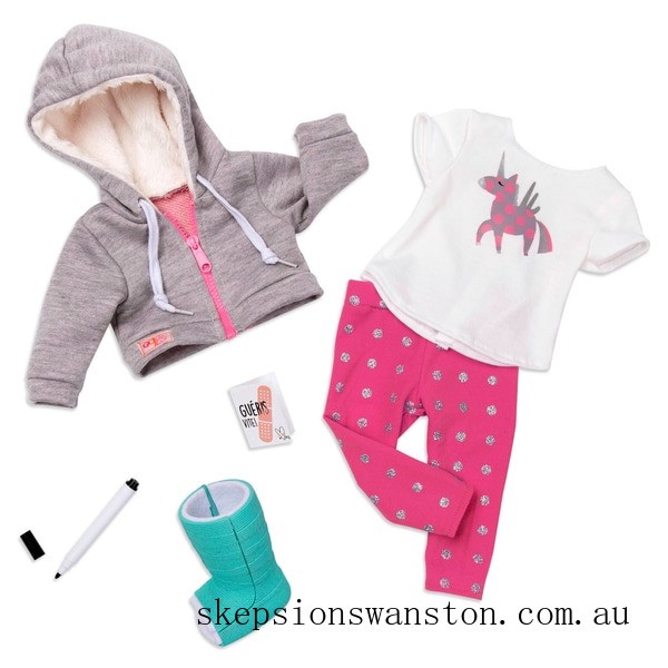 Genuine Our Generation Get Well Soon Deluxe Outfit