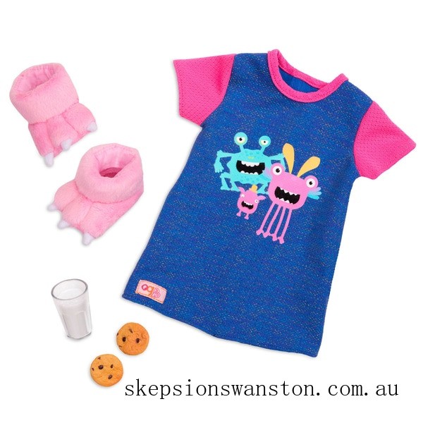Genuine Our Generation Snuggle Monster Pj Outfit