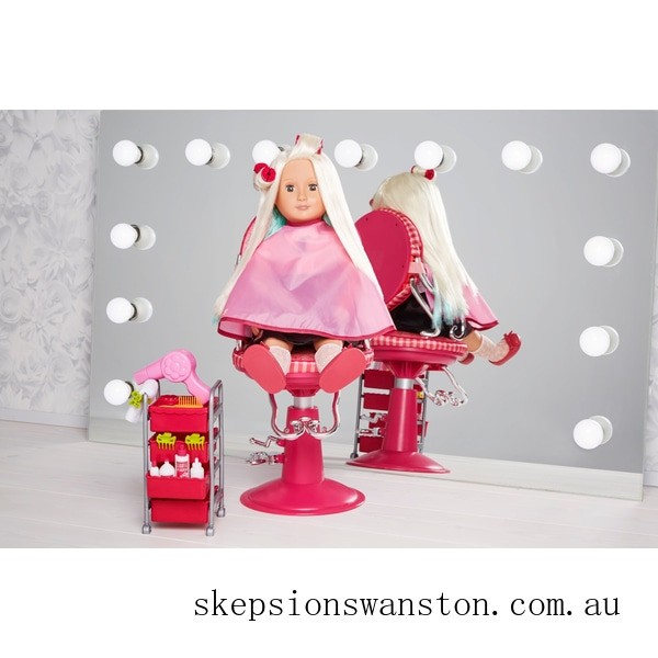 Clearance Sale Our Generation Berry Nice Salon Set