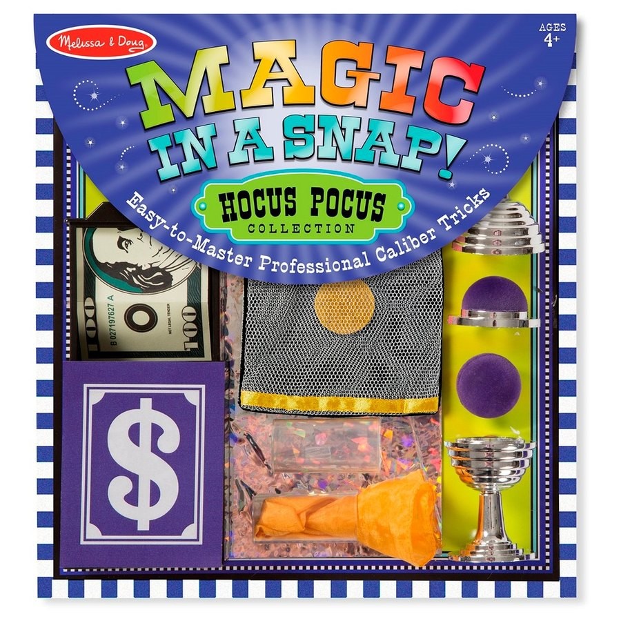 Limited Sale Melissa & Doug Magic in a Snap Hocus-Pocus Collection