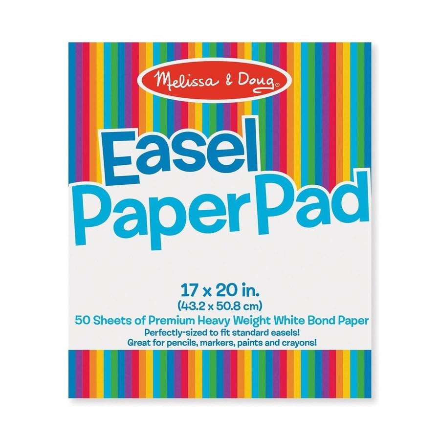 Limited Sale Melissa & Doug Easel Pad (17 x 20 inches) - 50 Sheets, 2-Pack