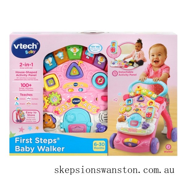 Discounted VTech First Steps Baby Walker Pink