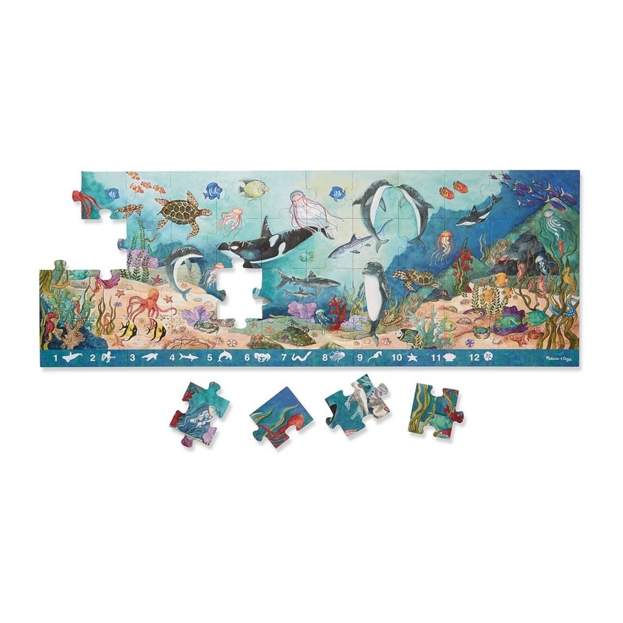 Limited Sale Melissa And Doug Search And Find Beneath The Waves Floor Puzzle 48pc