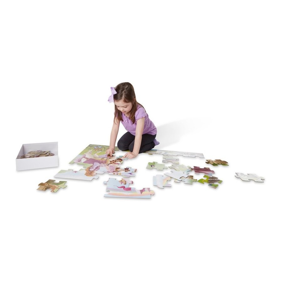 Limited Sale Melissa And Doug Fairy Tale Castle Jumbo Floor Puzzle 24pc
