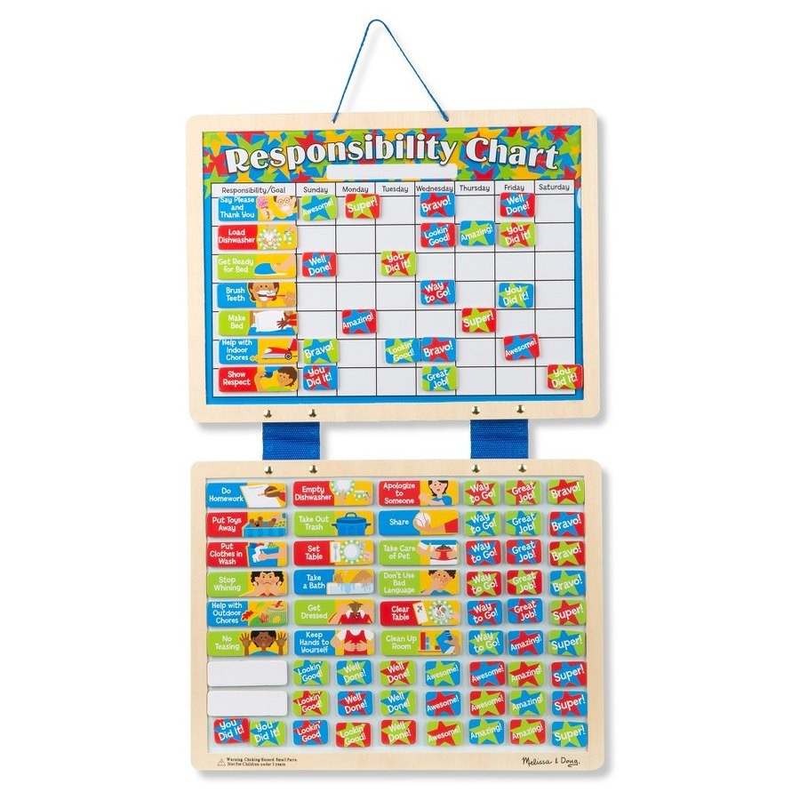 Limited Sale Melissa & Doug Magnetic Responsibility Chart
