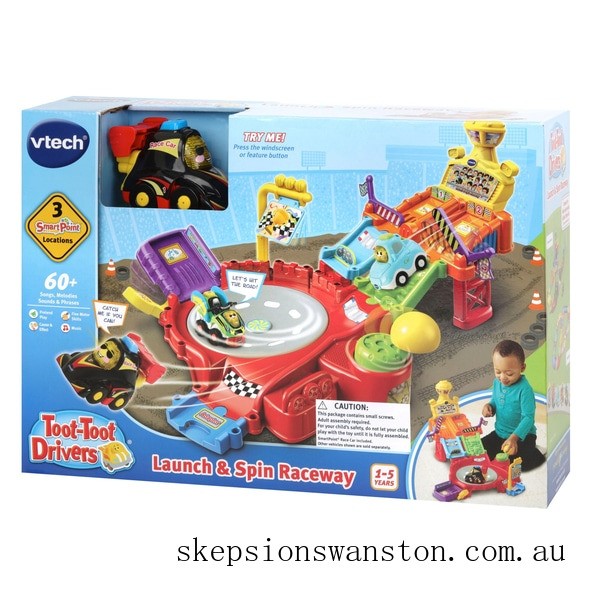 Genuine VTech Toot-Toot Drivers Spin Raceway