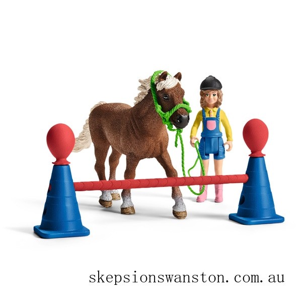 Outlet Sale Schleich Pony agility training