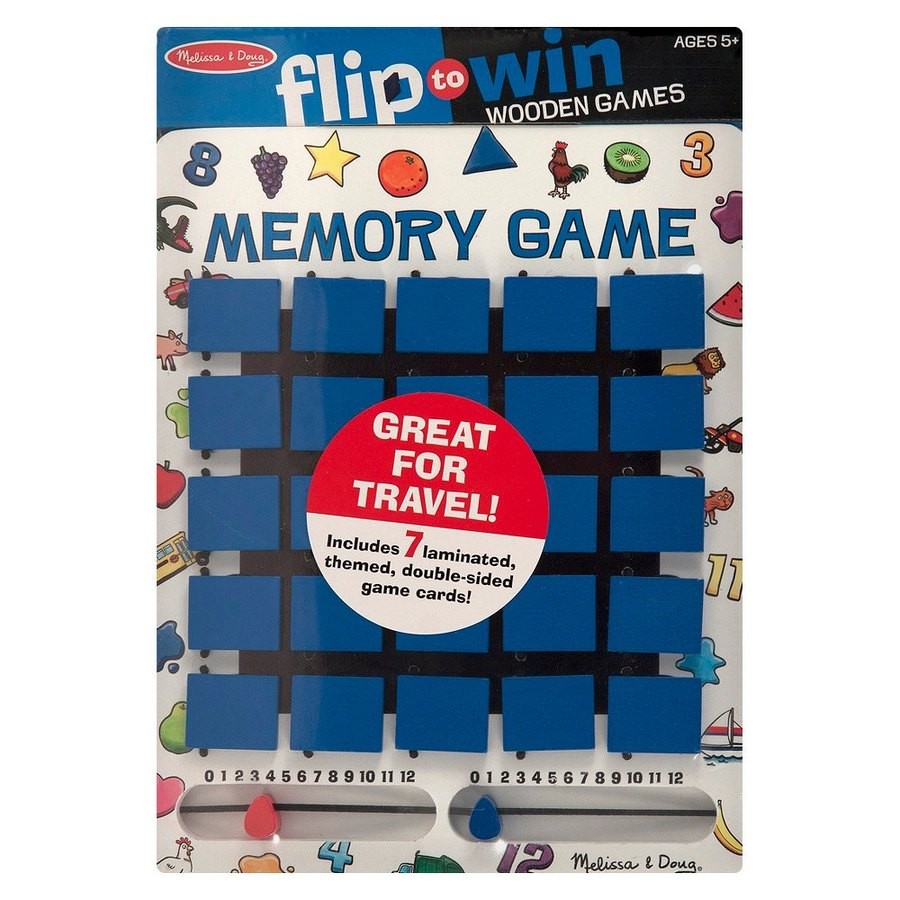 Limited Sale Melissa & Doug Flip to Win Set - Memory Game and Hangman