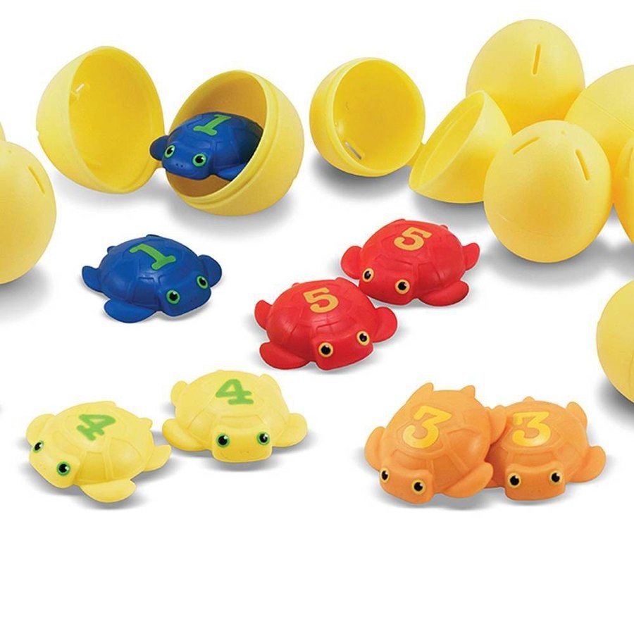 Sale Melissa & Doug Sunny Patch Taffy Turtle Catch and Hatch Pool Game With 10 Turtles and 10 Eggs