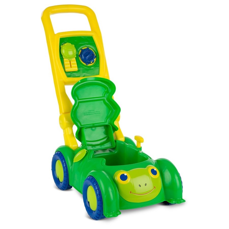 Limited Sale Melissa & Doug Sunny Patch Snappy Turtle Lawn Mower - Pretend Play Toy for Kids