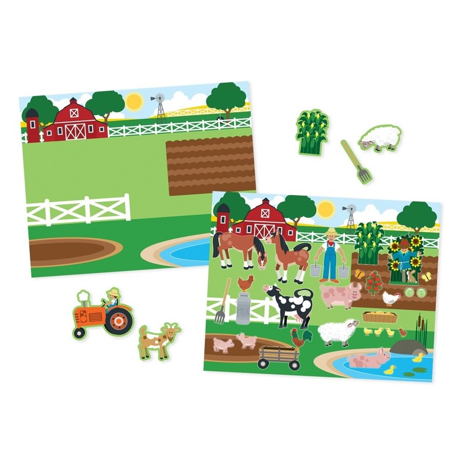 Limited Sale Melissa & Doug Reusable Sticker Pads Set: Vehicles and Habitats, 315+ Stickers and 10 Scenes