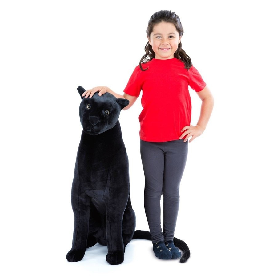 Sale Melissa & Doug Giant Panther - Lifelike Stuffed Animal (nearly 3 feet tall)
