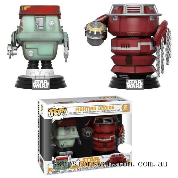 Limited Only Star Wars: Solo - Fighting Droids EXC Funko Pop! Vinyl 2-pack