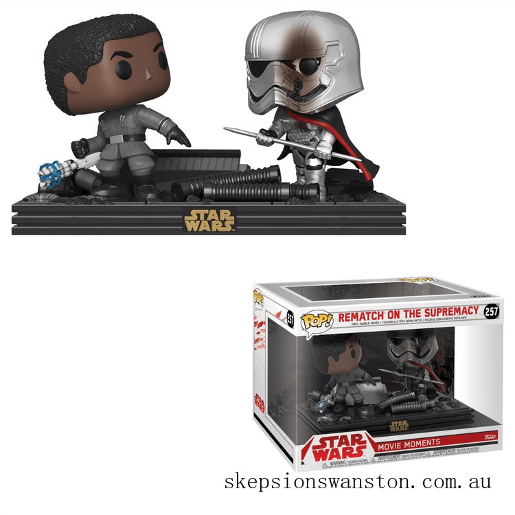 Limited Only Star Wars The Last Jedi Finn & Captain Phasma Funko Pop! Movie Moment