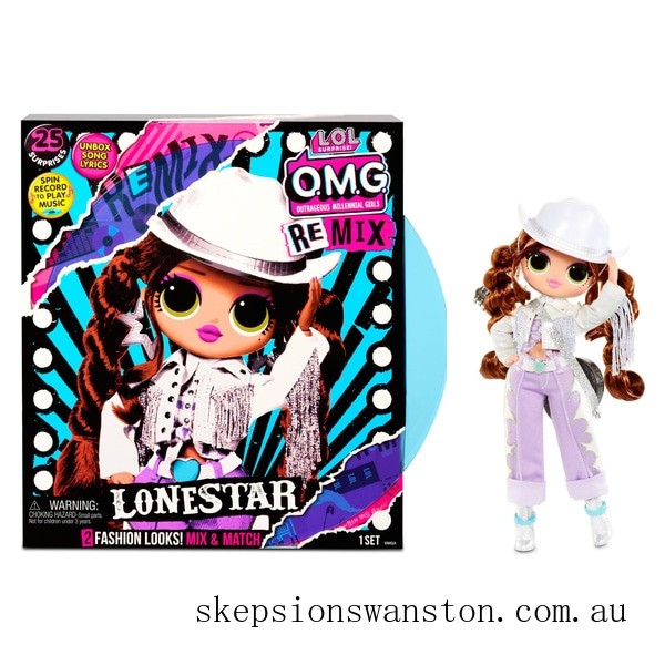 Discounted L.O.L. Surprise! O.M.G. Remix Lonestar Fashion Doll