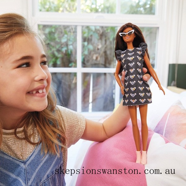 Outlet Sale Barbie Fashionista Doll 140 Mouse Print Dress