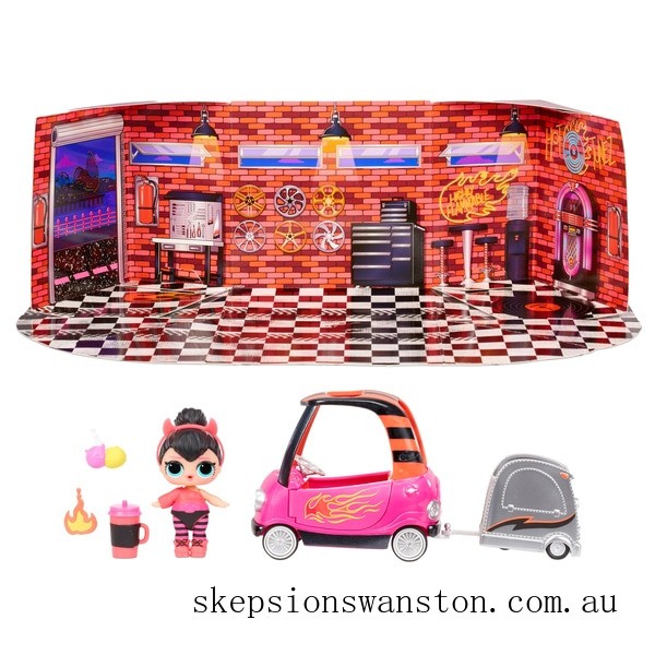 Discounted L.O.L. Surprise! Furniture BB Auto Shop and Spice Doll
