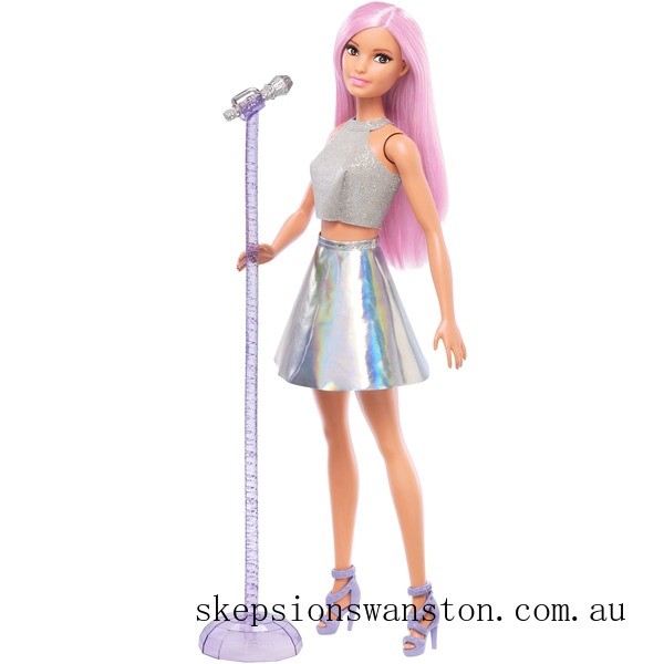 Genuine Barbie Pop Star Doll with Microphone