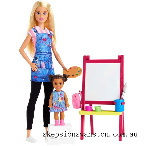 Genuine Barbie Careers Art Teacher Playset