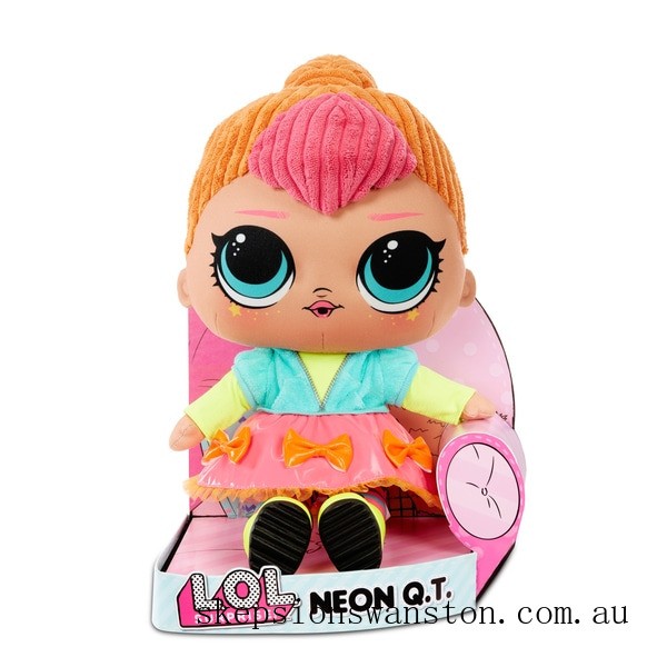 Clearance Sale L.O.L. Surprise! Neon Q.T. - Huggable, Soft Plush Doll