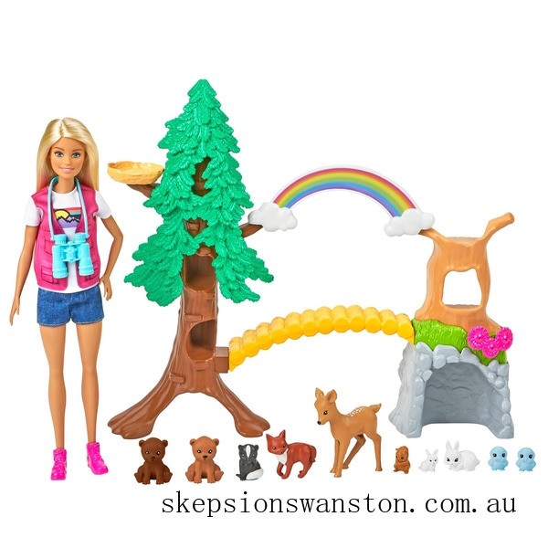 Discounted Barbie Wilderness Guide Doll and Playset