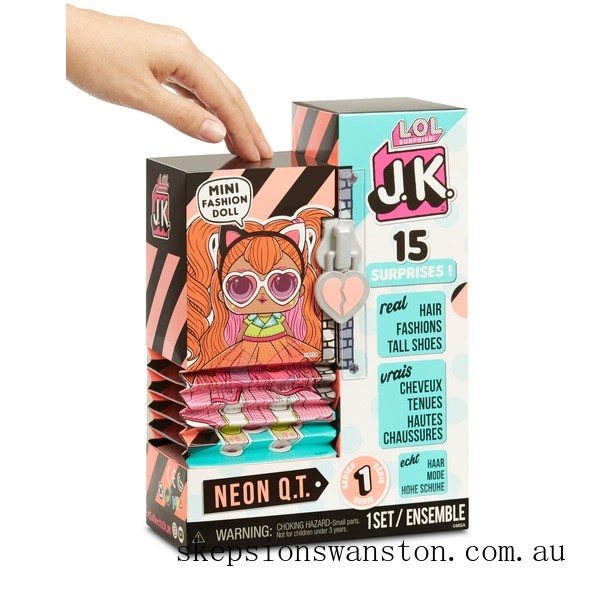 Outlet Sale L.O.L. Surprise! JK Neon Q.T. Mini Fashion Doll