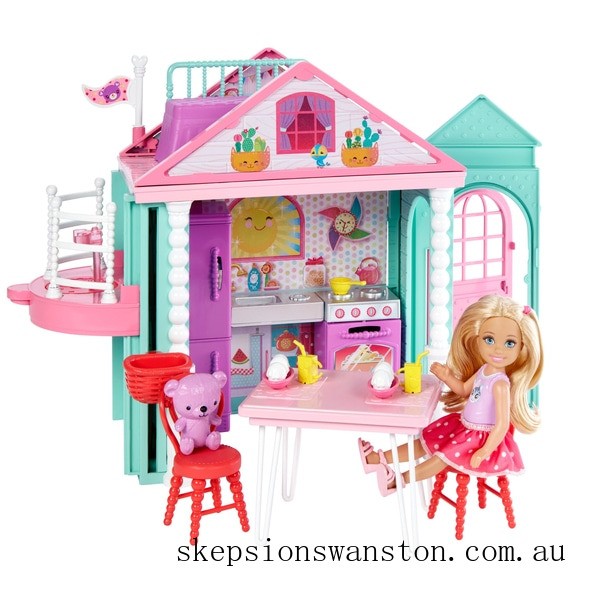 Discounted Barbie Club Chelsea Playhouse Doll Set