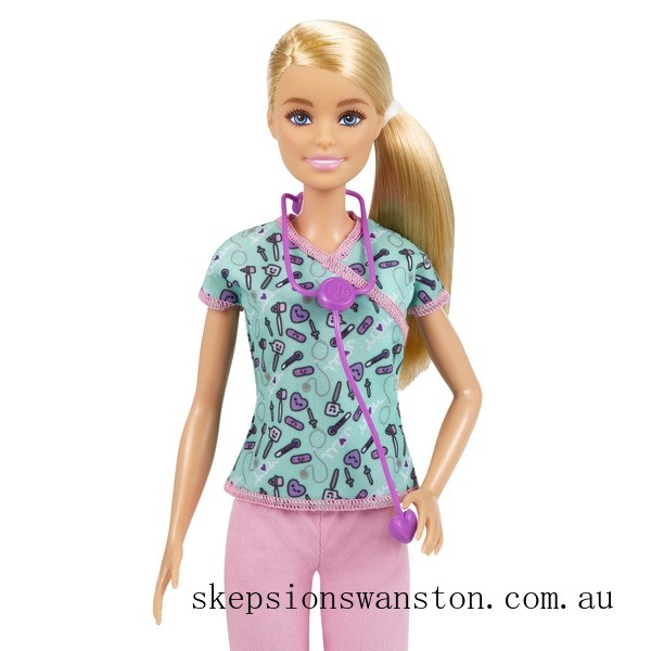 Genuine Barbie Careers Nurse Doll