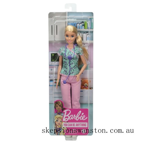 Genuine Barbie Careers Nurse Doll