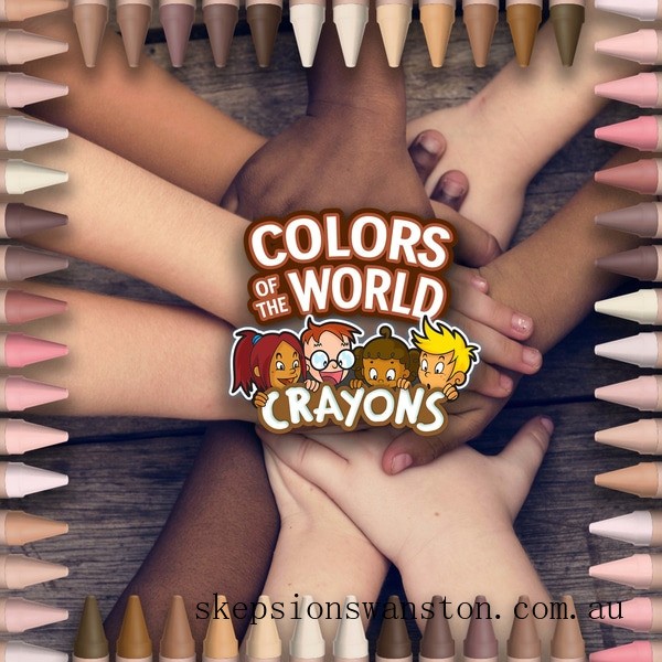 Special Sale Crayola Colours of the World 24 Crayons