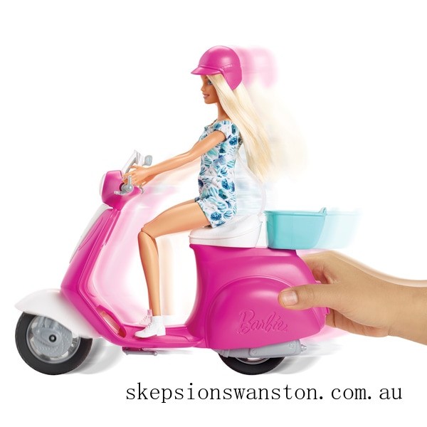 Clearance Sale Barbie Doll and Scooter