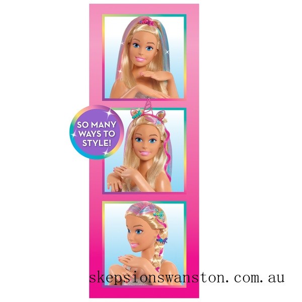 Outlet Sale Barbie Glitter Hair Deluxe Styling Head
