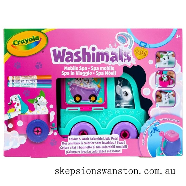 Outlet Sale Crayola Washimals Pets Spa Truck