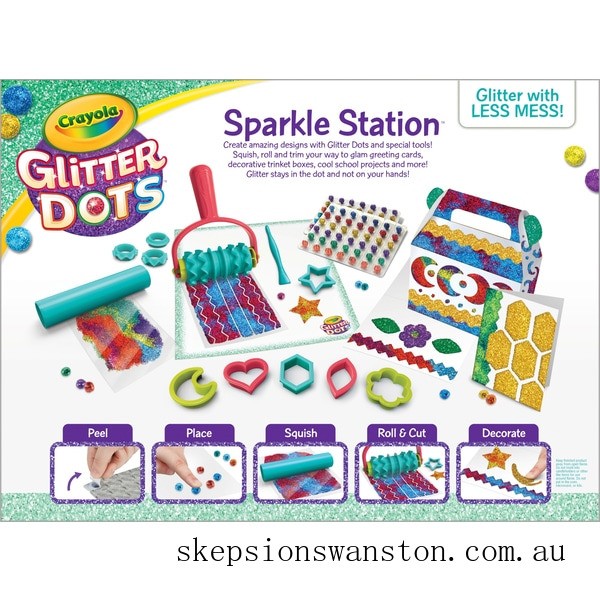 Special Sale Crayola Glitter Dots Sparkle Station
