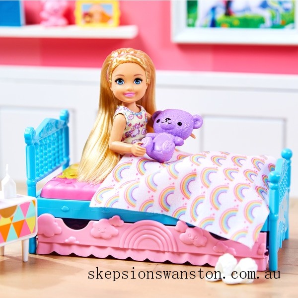 Special Sale Barbie Club Chelsea Doll Bedtime Playset
