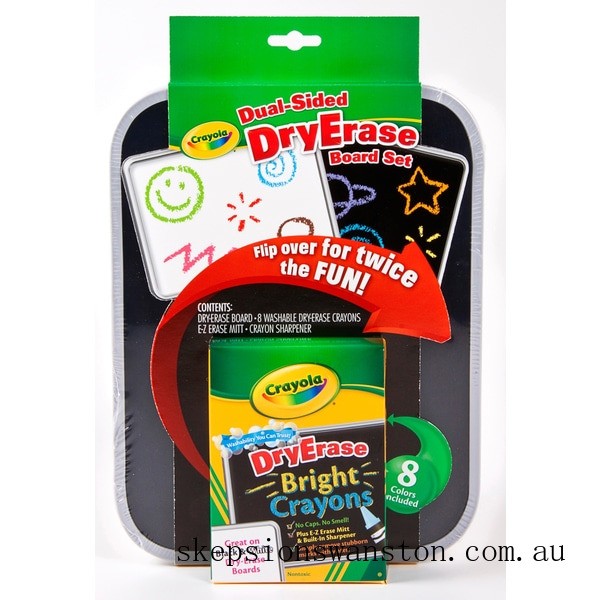 Special Sale Crayola Dual-Sided Dry Erase Board Set
