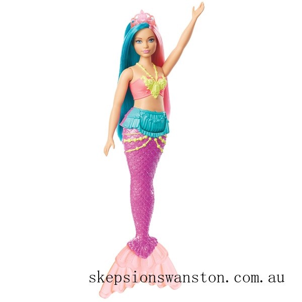 Clearance Sale Barbie Dreamtopia Mermaid Doll - Pink and Teal