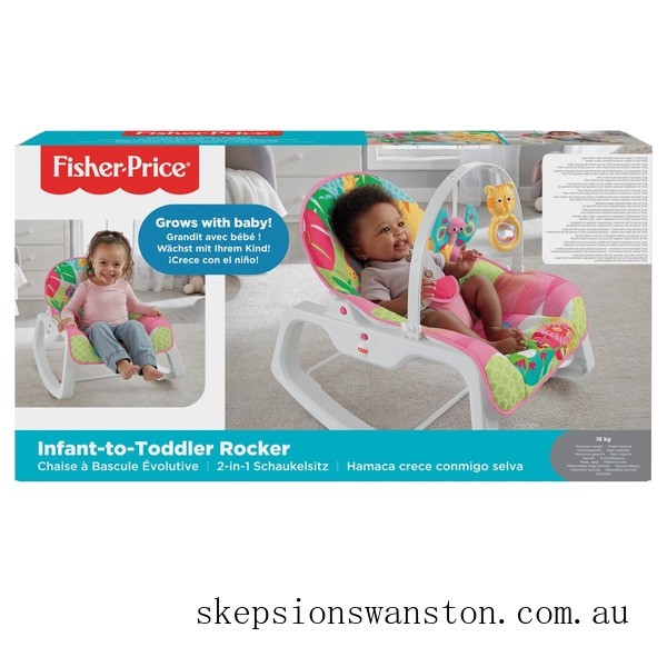 Outlet Sale Fisher-Price Infant-to-Toddler Rocker Pink
