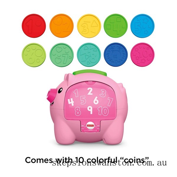 Outlet Sale Fisher-Price Laugh & Learn Count & Rumble Piggy Bank Activity Toy