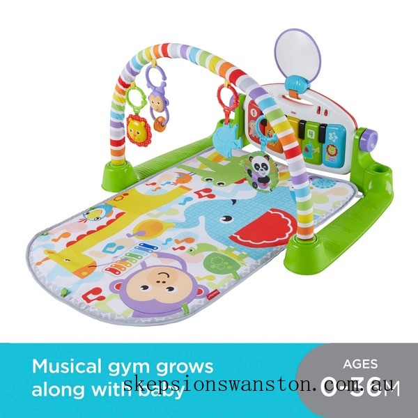 Discounted Fisher-Price Deluxe Kick & Play Piano Gym Play Mat