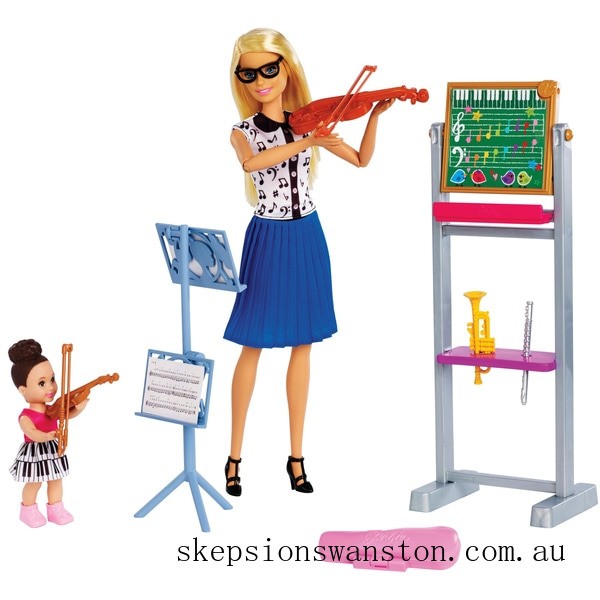 Clearance Sale Barbie Careers Teacher Doll Music Playset